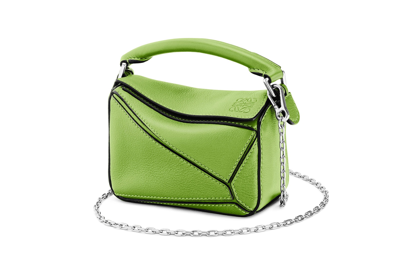 LOEWE Puzzle Handbag Collection Jonathan Anderson Lime Green Accessories Designer Bags