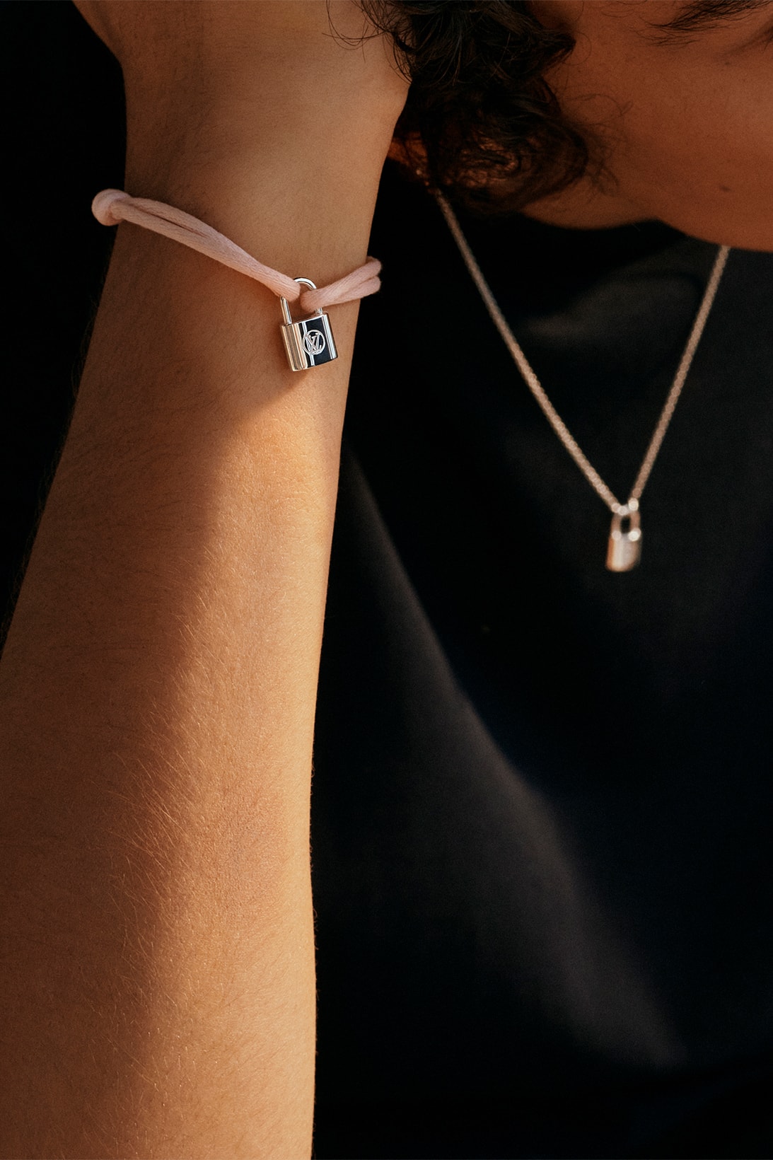 louis vuitton silver lockit bracelets unicef makeapromise campaign donation charity pink necklace