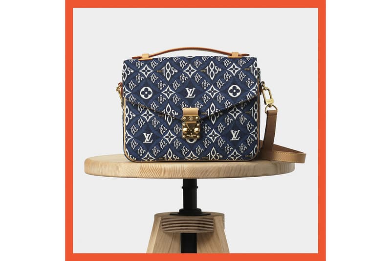 louis vuitton since 1854 blue spring collection handbags monogram jacquard nicolas ghesquiere