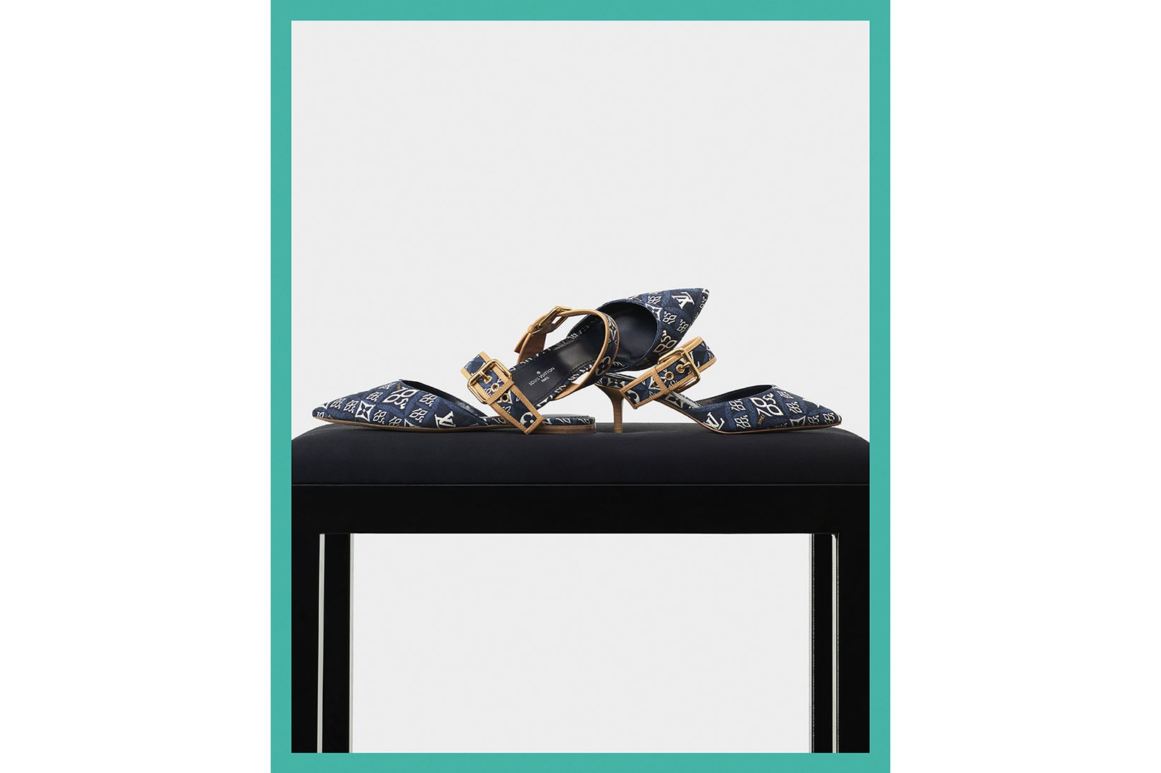 louis vuitton since 1854 blue spring collection shoes monogram jacquard nicolas ghesquiere