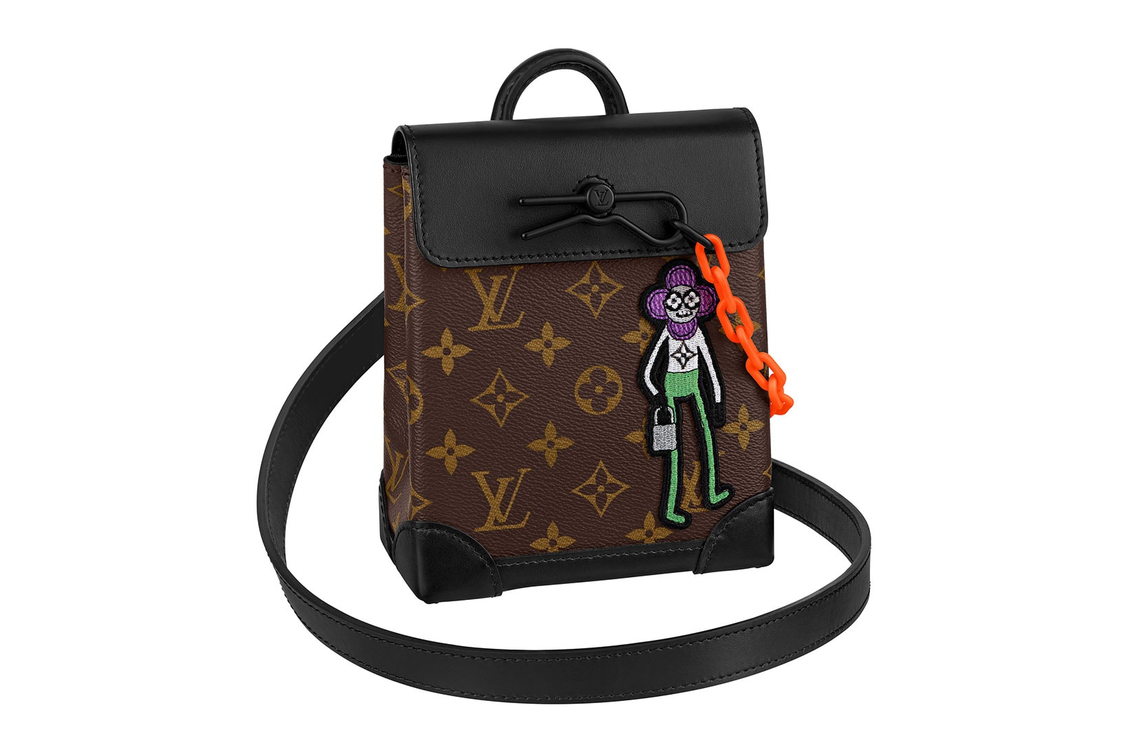 louis vuitton lv mens zoooom with friends spring summer 2021 ss21 collection virgil abloh accessories leather goods steamer nano monogram bag