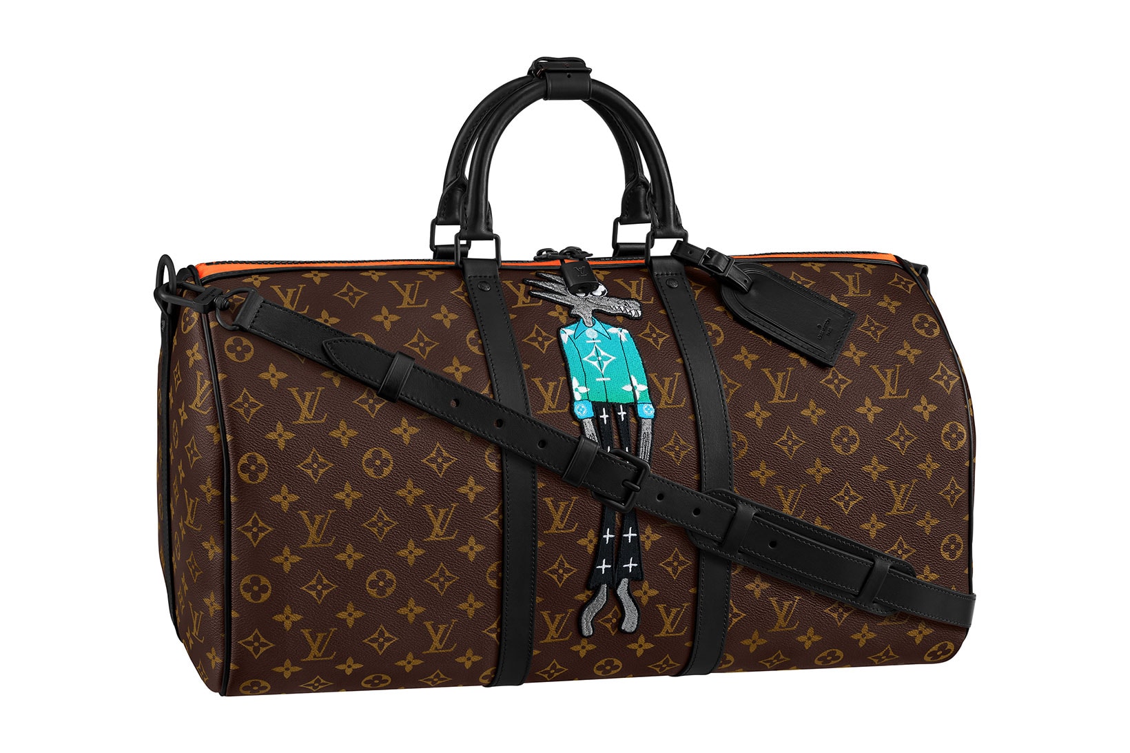 louis vuitton lv mens zoooom with friends spring summer 2021 ss21 collection virgil abloh accessories leather goods keepall bandouliere
