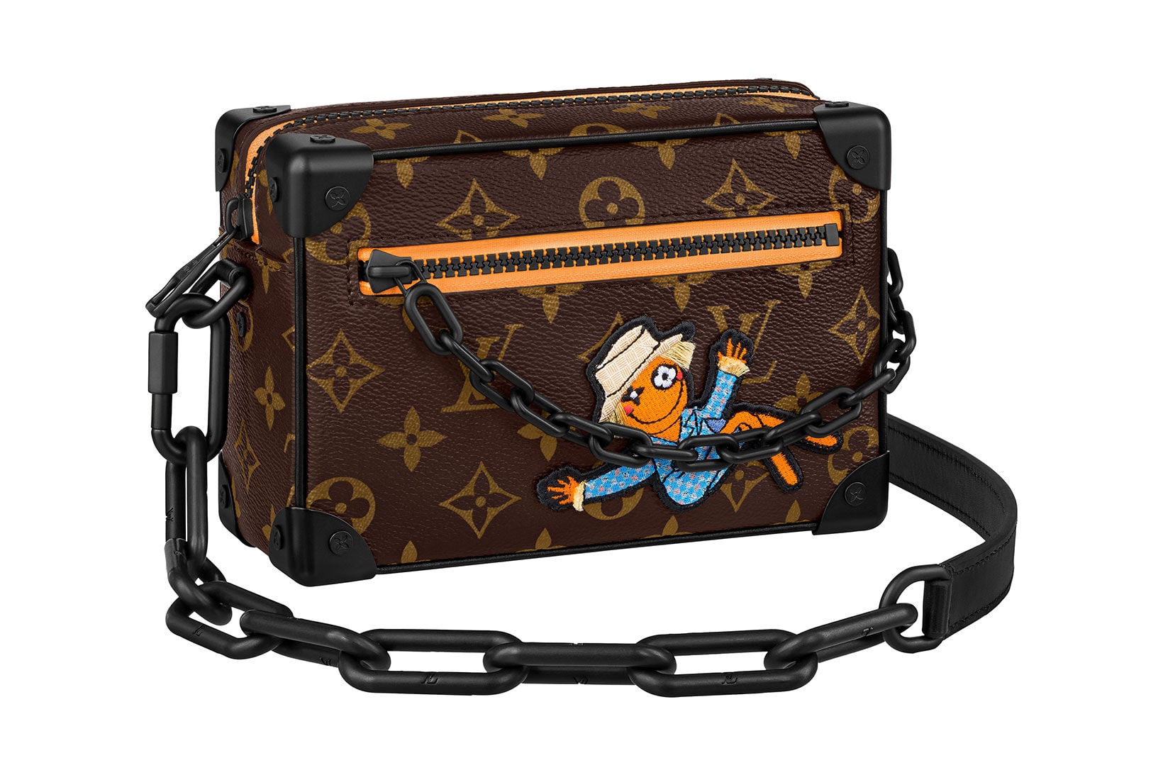 louis vuitton lv mens zoooom with friends spring summer 2021 ss21 collection virgil abloh accessories leather goods keepall mini soft trunk monogram