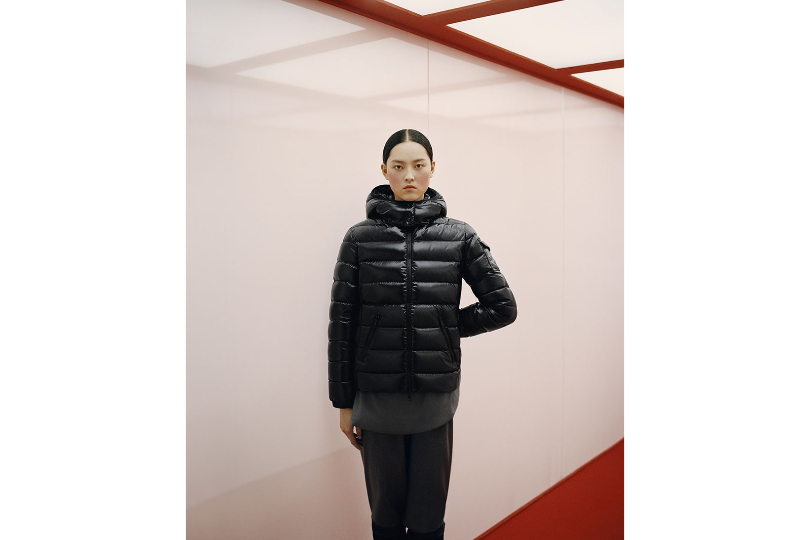 moncler lunar chinese new year of the ox campaign puffer black jacket