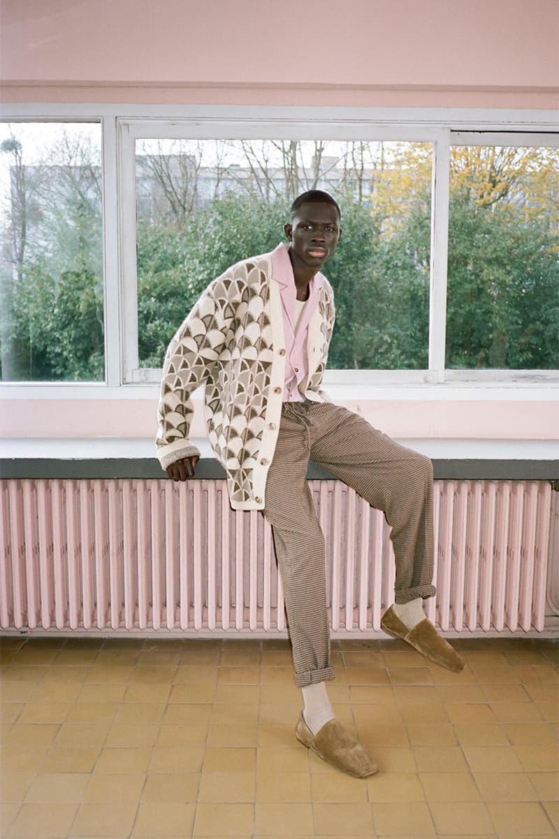 nanushka pre-fall 2021 collection lookbook knit cardigan