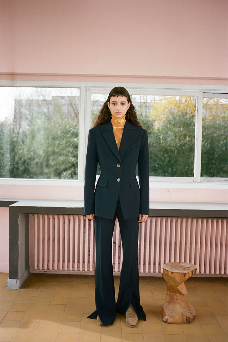 nanushka pre-fall 2021 collection lookbook suit set jacket blazer