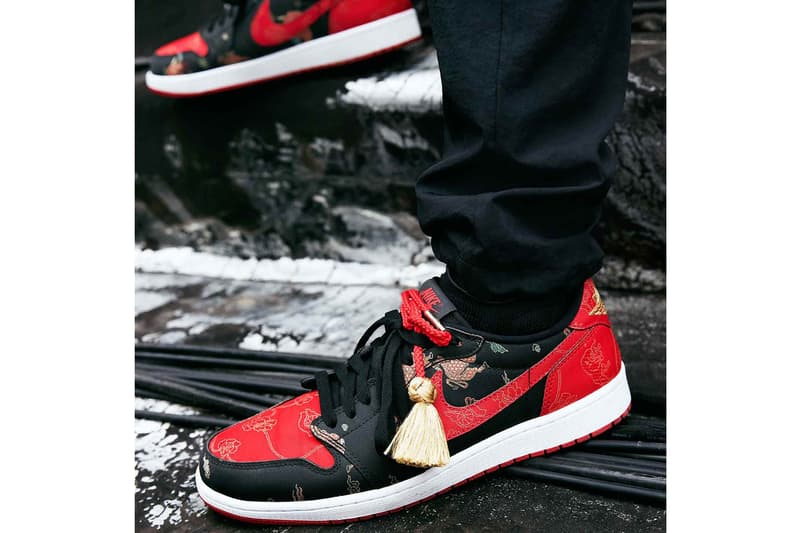 Nike Air Jordan 1 Low Lunar Chinese New Year Red Black