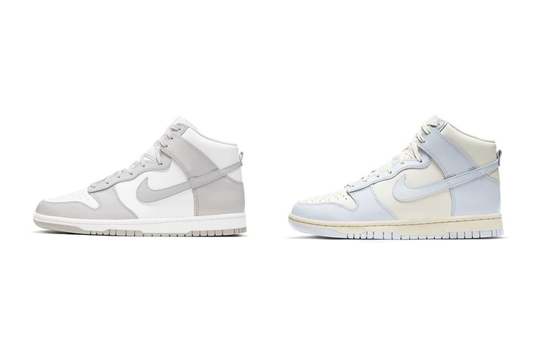 A Closer Look at the Nike Dunk High in "Football Grey" and "Vast Grey"