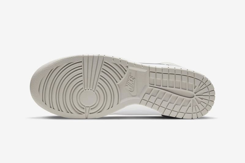 nike dunk high sneakers vast grey white colorway sneakerhead footwear shoes