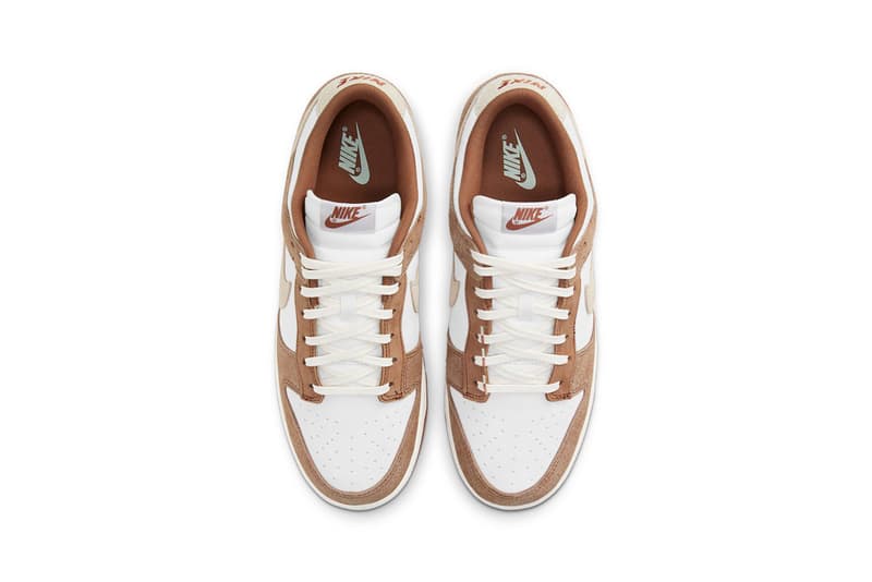 nike dunk low sneakers medium curry brown white beige colorway sneakerhead footwear shoes