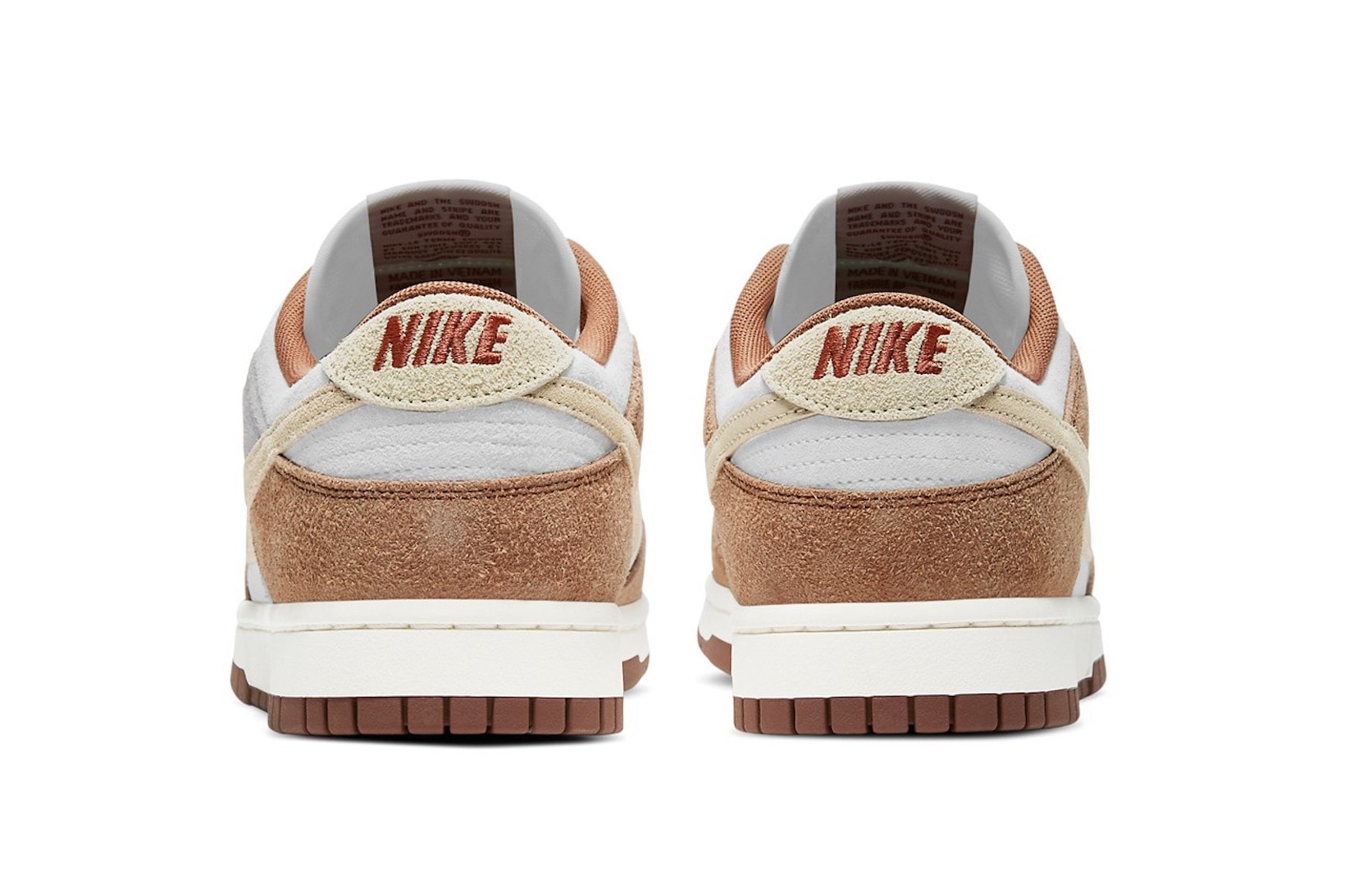 nike dunk low sneakers medium curry brown white beige colorway sneakerhead footwear shoes