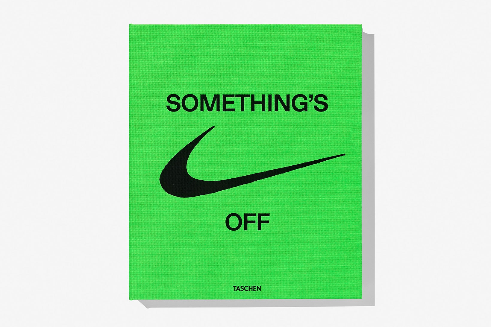 virgil abloh nike icons book retrospective collaboration taschen off-white neon green coffee table