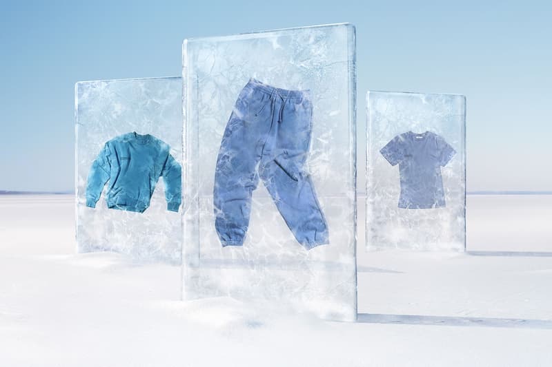 pangaia arctic collection sustainable hoodies sweaters ice