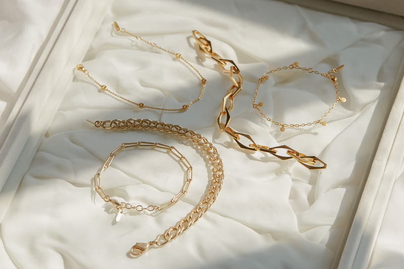 Please Repeat Jewelry Brand Gold Necklace Bracelet Chain