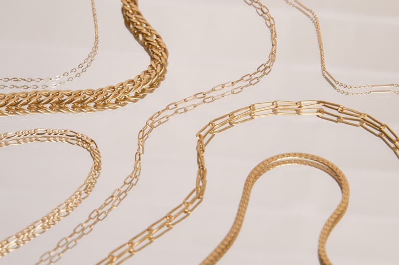 Please Repeat Jewelry Brand Gold Necklace Bracelet Chain