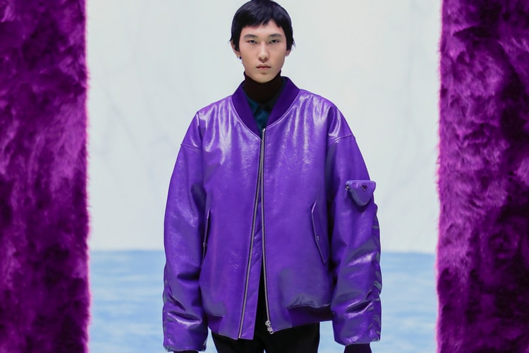 Raf Simons Makes a Case for Oversized Bombers in Prada Men's Debut