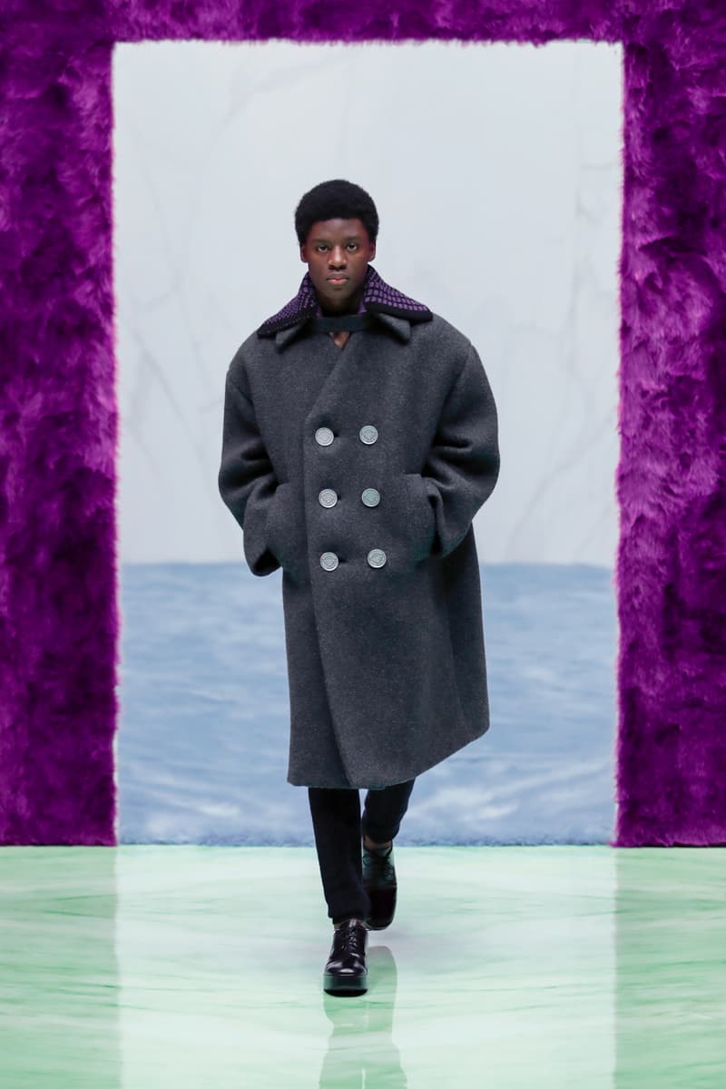 Prada Menswear Fall/Winter 2021 Collection Runway Show Raf Simons Debut Coats Bomber Jackets