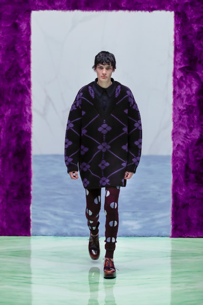 Prada Menswear Fall/Winter 2021 Collection Runway Show Raf Simons Debut Coats Bomber Jackets