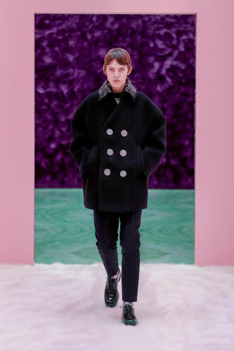 Prada Menswear Fall/Winter 2021 Collection Runway Show Raf Simons Debut Coats Bomber Jackets