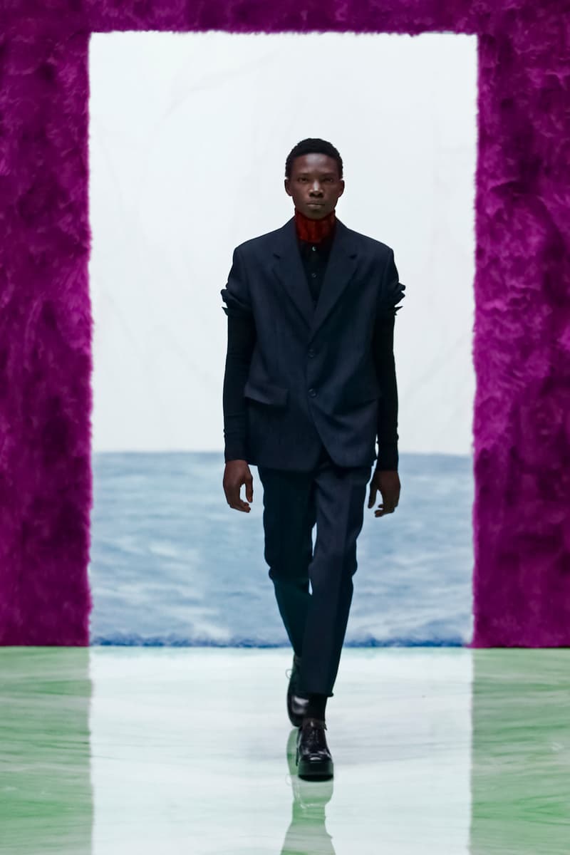 Prada Menswear Fall/Winter 2021 Collection Runway Show Raf Simons Debut Coats Bomber Jackets