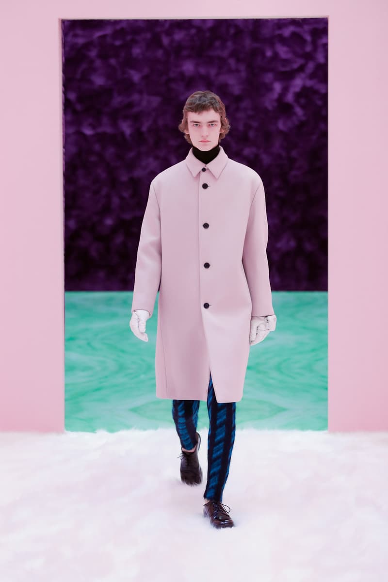 Prada Menswear Fall/Winter 2021 Collection Runway Show Raf Simons Debut Coats Bomber Jackets