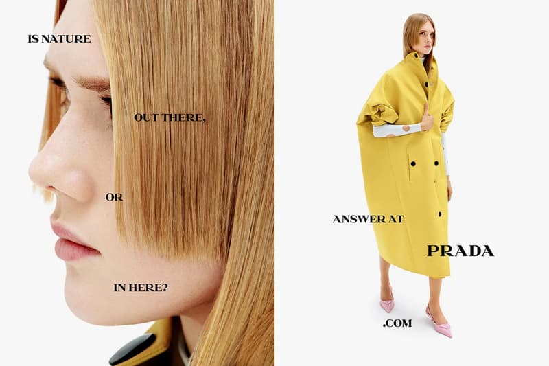 Prada Spring/Summer 2021 Campaign Raf Simons Collection Release Lookbook Imagery