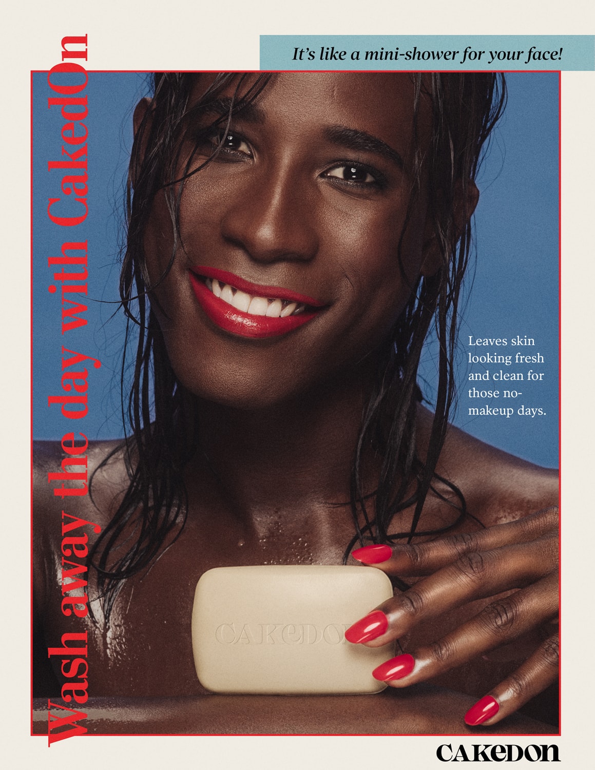 vintage beauty advertisements magazine inclusivity diversity photo series prim n poppin cakedon face cleanser soap bar