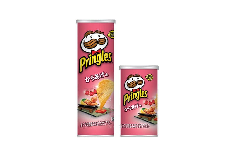 pringles japan karaage fried chicken aji flavored potato chips snacks