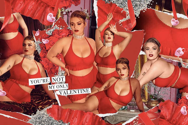 Rihanna Savage X Fenty Valentine's Day Lingerie Collection Campaign Bra Underwear