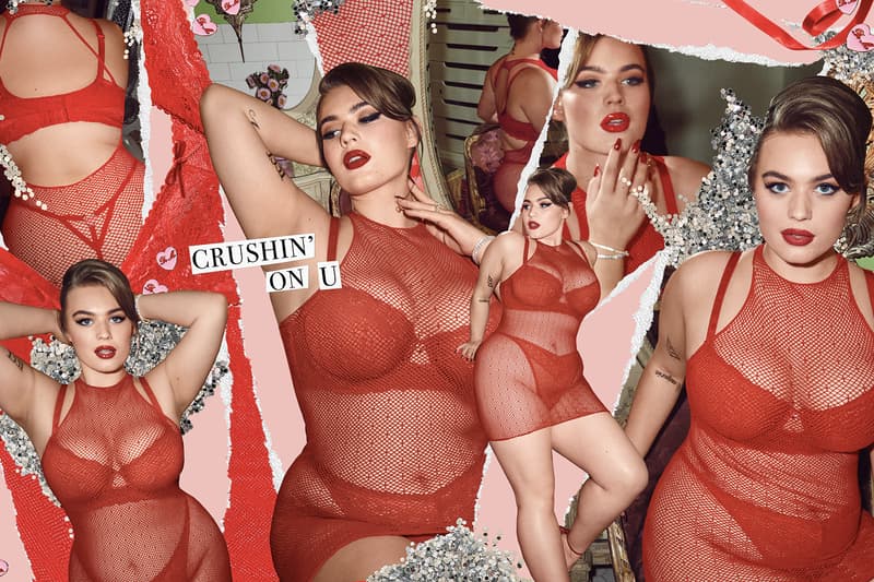 Rihanna Savage X Fenty Valentine's Day Lingerie Collection Campaign Bra Underwear