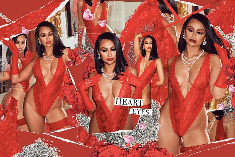 Rihanna Savage X Fenty Valentine's Day Lingerie Collection Campaign Bra Underwear