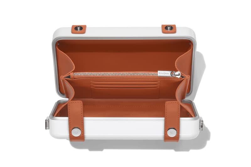 rimowa aluminium original collection new colorways personal white brown inside interior