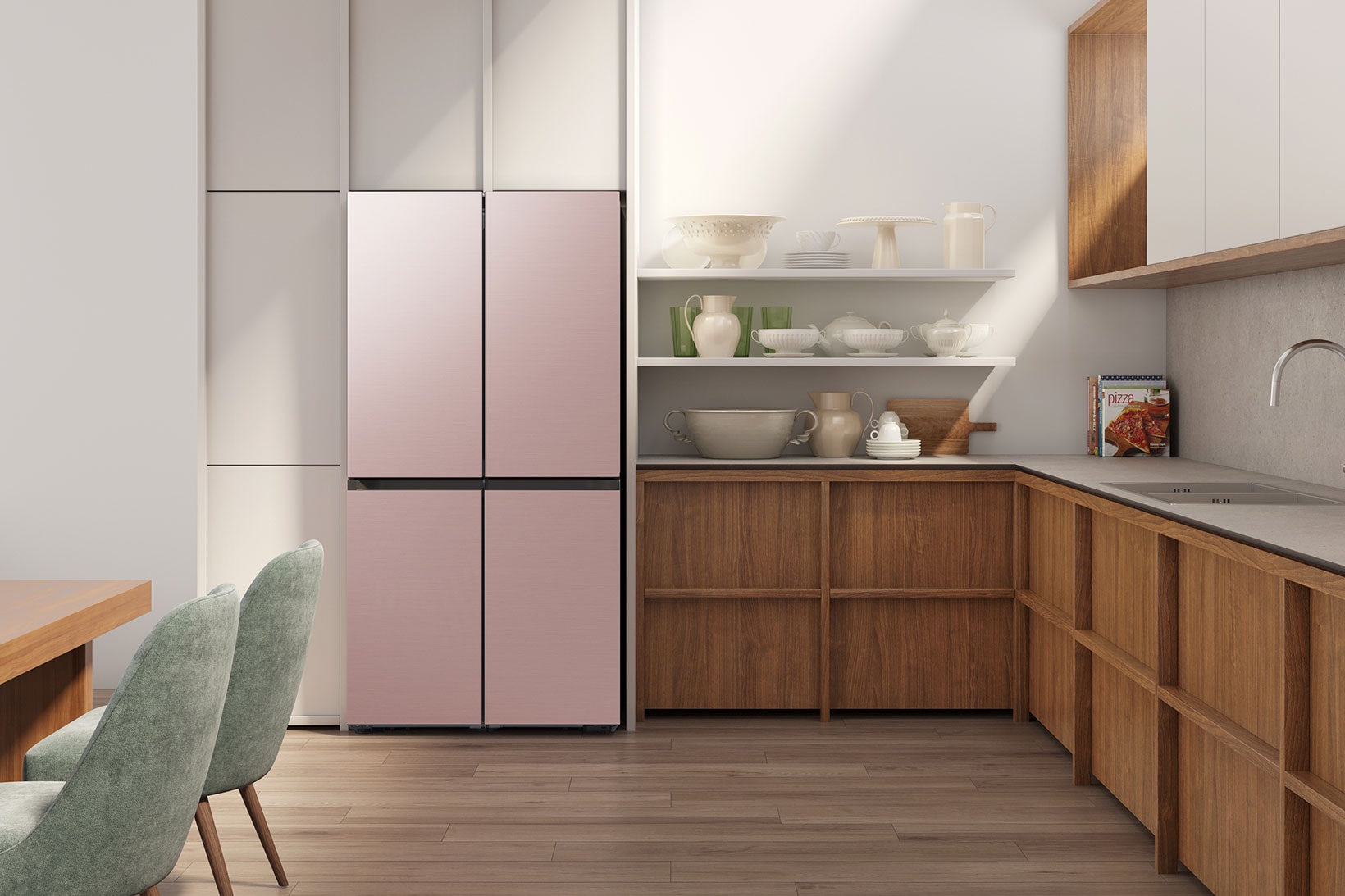 samsung bespoke refrigerator pink home kitchen gadgets appliances