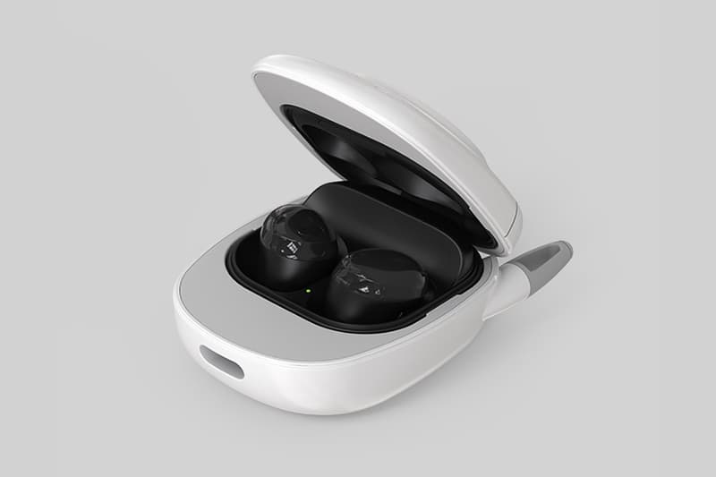 samsung galaxy buds pro anycall protective case sgh t100 white phone open inside earphones