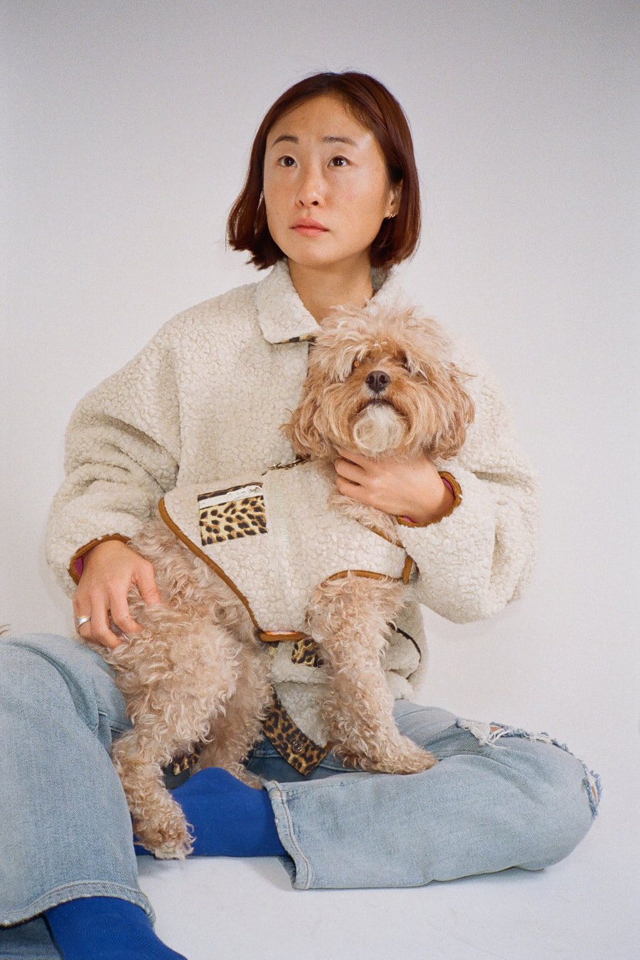 Sandy Liang Lil Fleece Dog Jacket Pet Clothing