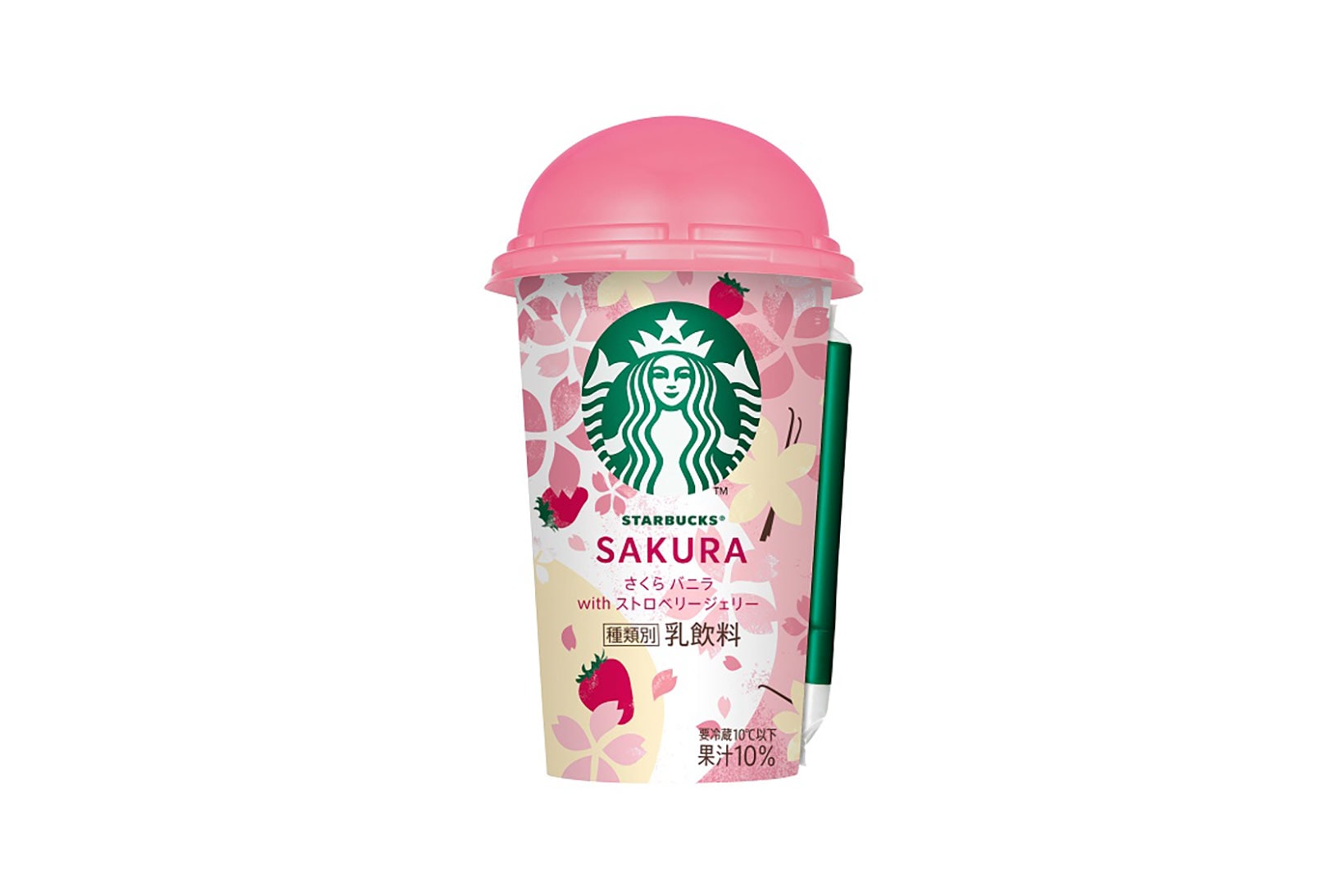 starbucks japan sakura cherry blossom drink vanilla strawberry beverage