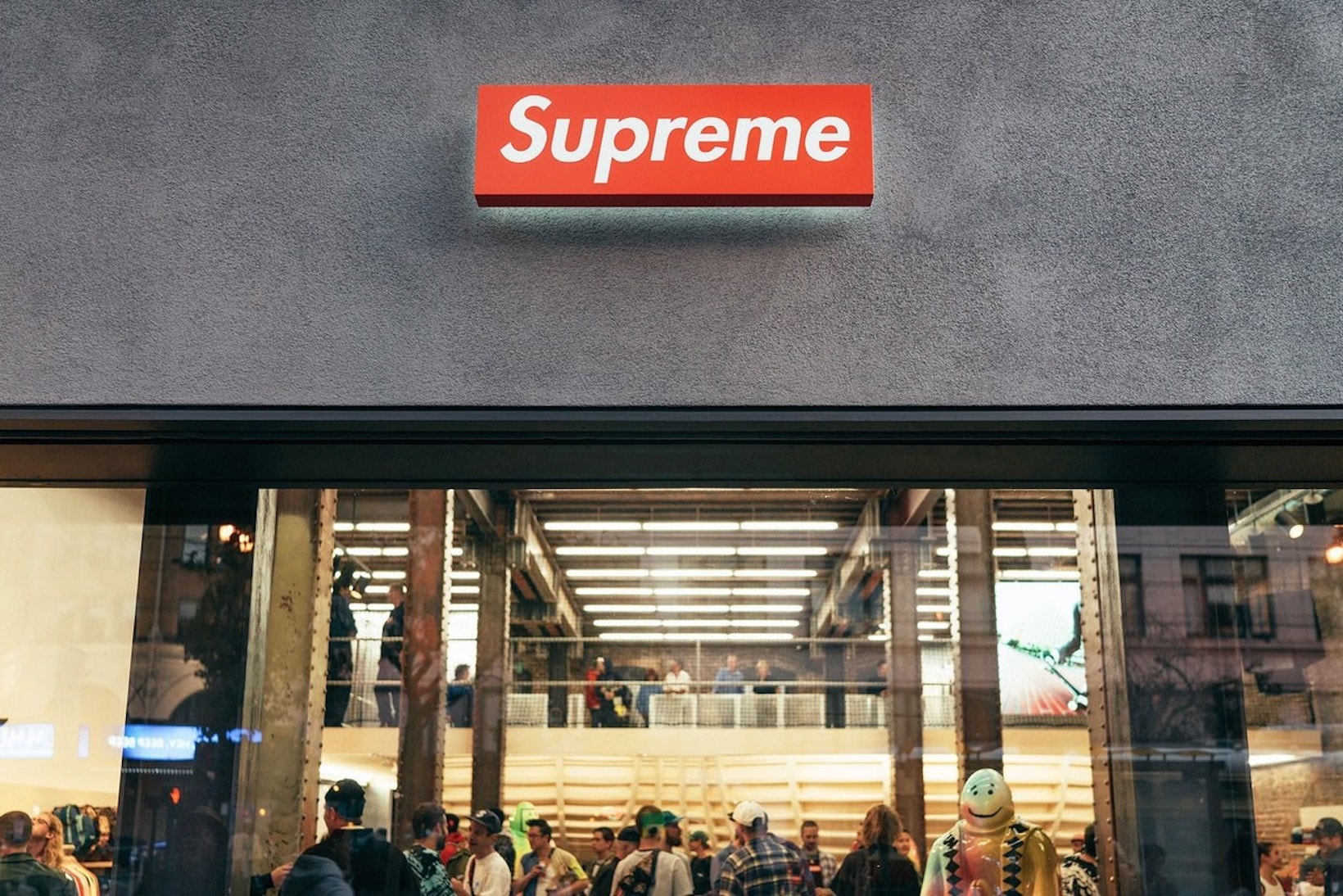 supreme new york store logo red box online sale fashion fall winter 2020 collection
