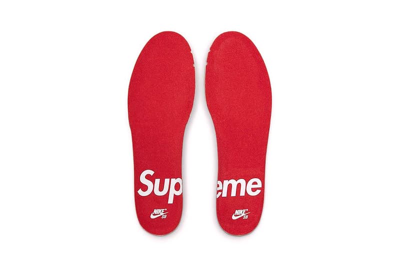 Supreme x Nike SB Dunk Low Hyper Blue Gold Stars White