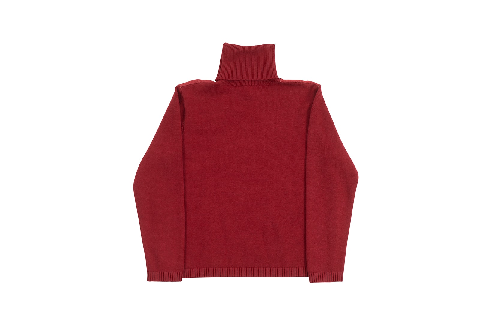 tier project 3 joy to the world collection sweater turtleneck outerwear maroon red back