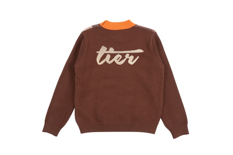 tier project 3 joy to the world collection sweater outerwear brown back