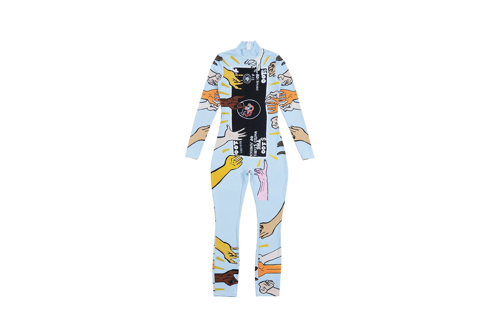 tier project 3 joy to the world collection jumpsuit pastel blue front
