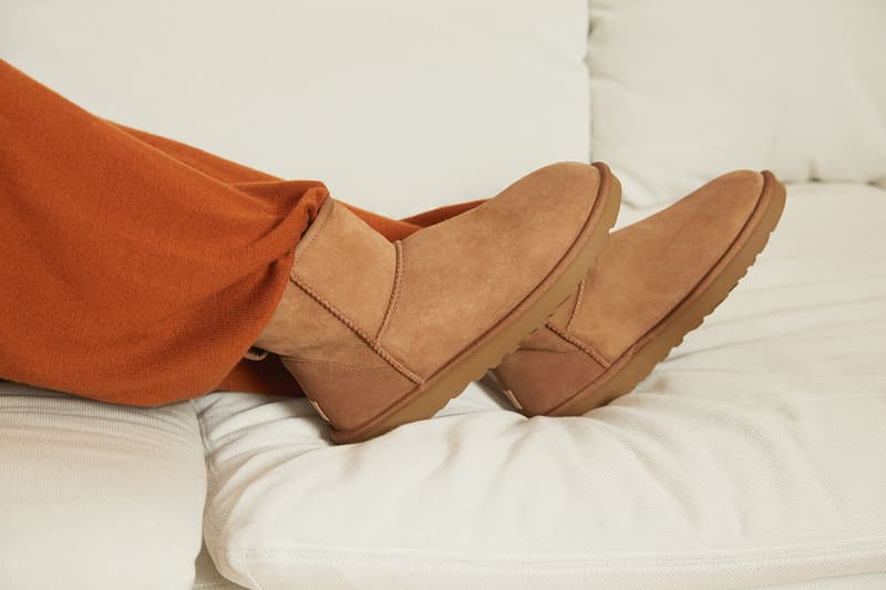 Iman UGG Spring/Summer 2021 Campaign Classic Mini II Boot