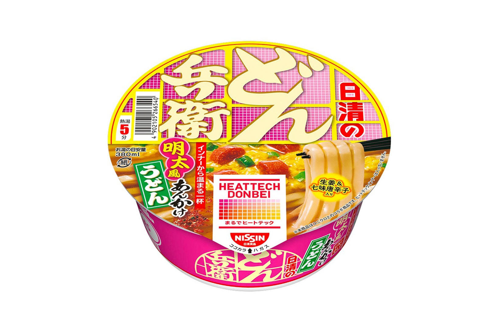 UNIQLO Nissin HEATTECH Donbei Meita-style Ankake Udon Collaboration Snack Instant Noodles