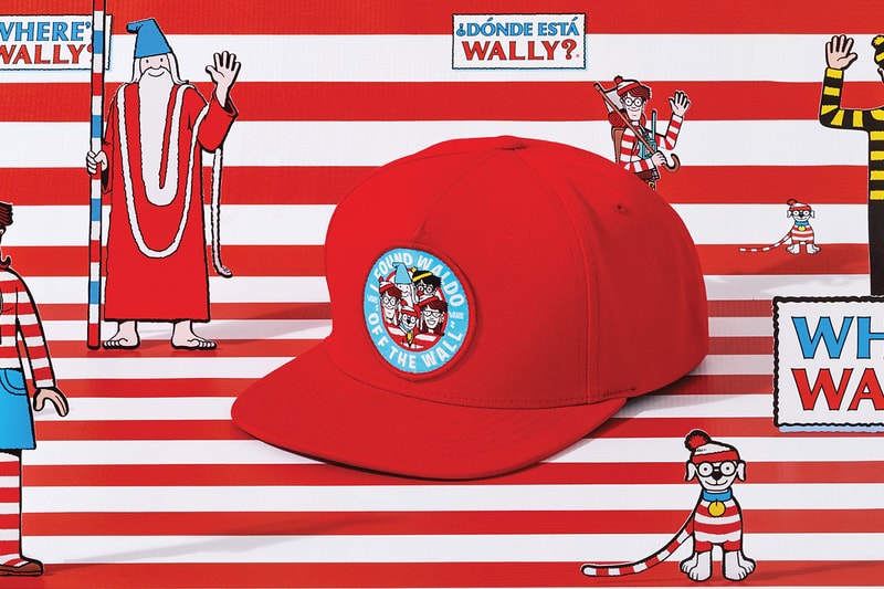 vans wheres waldo wally collaboration red cap hat