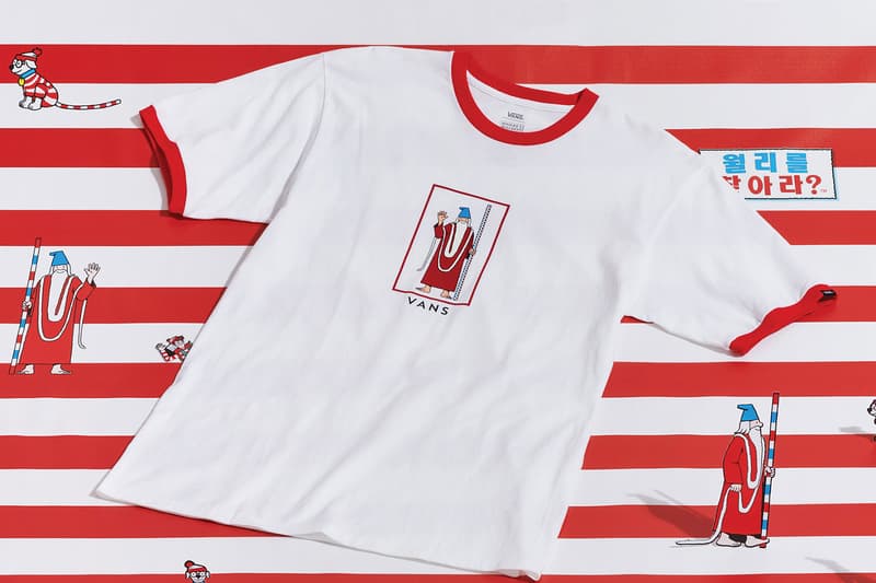 vans wheres waldo wally collaboration t-shirt