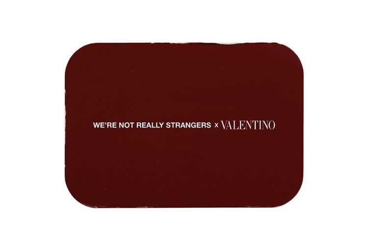 'We're Not Really Strangers' x Valentino Drop Collaborative Card Game Pack