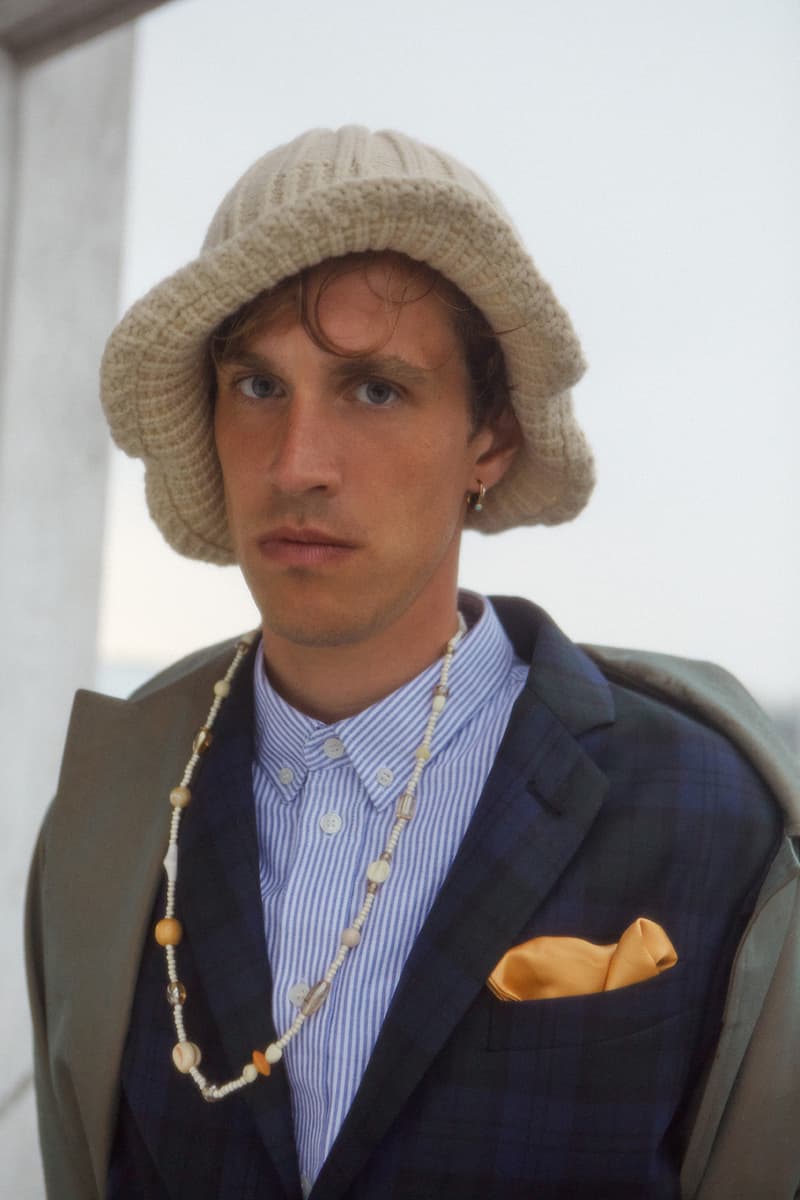 wood wood spring summer collection campaign hats necklace shirt jacket outerwear coat