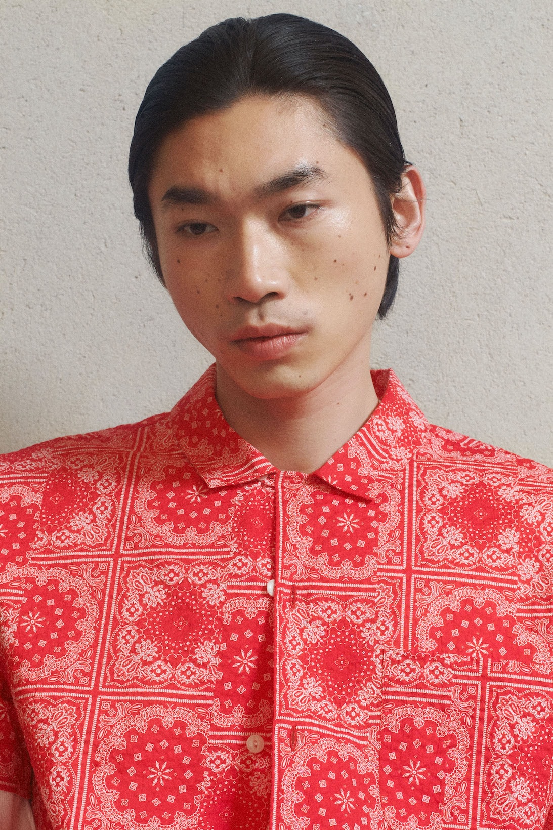 ymc spring summer 2021 collection lookbook shirt red print tee