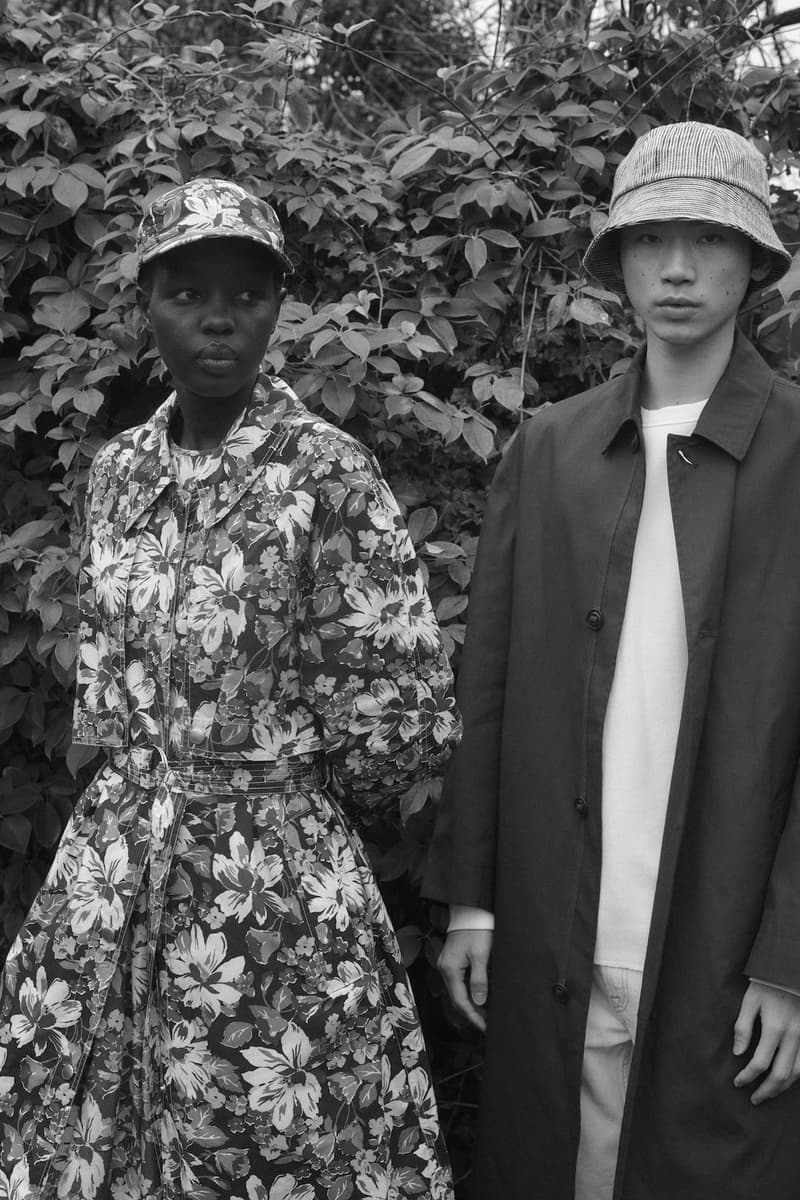 ymc spring summer 2021 collection lookbook jacket dress bucket hat coat shirt pants