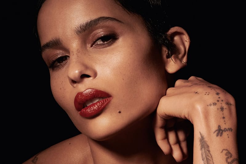 ysl beauty zoe kravitz